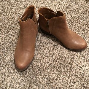 Lucky Brand Brown Booties, Size 8